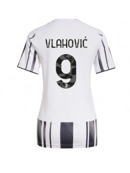 Juventus Dusan Vlahovic #9 Replika Hemmakläder Dam 2025-26 Kortärmad